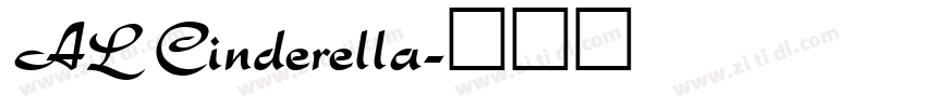 AL Cinderella字体转换